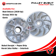 Pulley Rumah Roller Beat Fi Racing Bubut pulley beat fi ESP Rumah Roller bubut Scoopy Fi esp