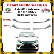 Perodua Axia - Front Grille Bumper Garnish ( 2019 - 2022 / E G GXtra SE Advance )