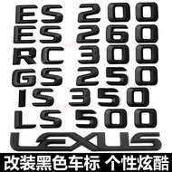 For Lexus es260 GS300 is250 RC ls500 Logo Black trunk body logo sticker
