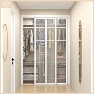 Metal cloakroom 1.7 meters DIY open wardrobe bedroom custom frame hanging wardrobe