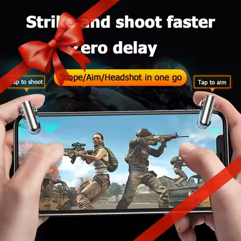 Controller Button Gamepad Mobile Game 1 Pair for iPhone Android Mobile Phone Gamepad Grip Fire Butto