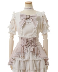 เสื้อคอวีแขนกุดไซส์ใหญ่สไตล์ล็อเรต้าจาก Lizlisa ดีไซน์ปักลายดอกไม้และโบว์หนา เสื้อชั้นในลำลองสำหรับผ