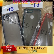 Color Border Matte Case For Oppo F9