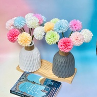Fake dandelion flowers used to decorate the living room and photography accessories