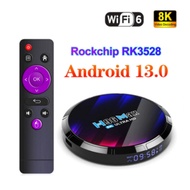 【公司貨免運】新H96MAX 8K 高清TV BOX RK3528 電視機頂盒WiFi6 2.4G/5G 帶顯示