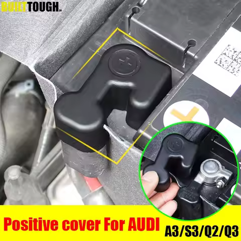 For AUDI A3 S3 MK2 MK3 Q2 Q3 II 2019 2020 Car Engine Battery Positive Terminal Clamp Cover Clip Trim