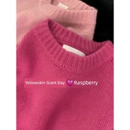 winter sweater woman sweater woman Rose Red Raccoon Sweater Lazy Knitted Pullover