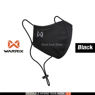 Warrix [99.-] หน้ากากผ้า วอริกซ์ แบบมีสายคล้องคอ Reusable Hydro-Tech Mask V.2  ใส่สบาย ไม่อึดอัด หายใจสะดวก