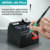 AIFEN A9Plus Soldering Station Compatible Soldering Iron Tip 210/245/115 Handle Phone Repair Electro
