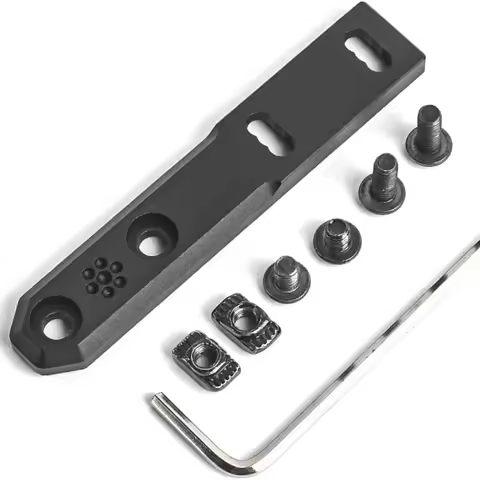 Airsoft Gear Type Row Scout Mount for M-LOK Light Mount M300/M600 Series Scout Light Compatible (Bla