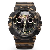 Casio G-Shock Ga100 Jam Tangan Sport Pria Ga-100Cm-5A Warna Hijau Army