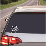 emoji sticker kereta car window sticker fuxk you emoji sticker