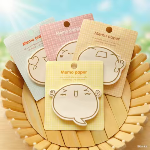 Gift 20sheets Inspirationalnotes Internet Celebrities Small Strips Tagged Cute Cartoon Emoji Girl In