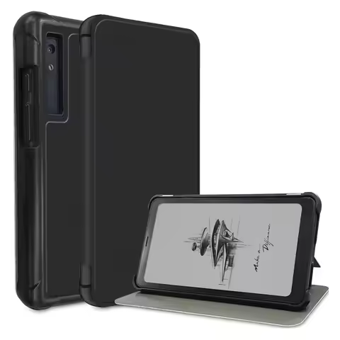 Leather 6.13 inch e-Reader Case Auto Sleep/Wake Shockproof Protective Cover Anti Scratch Case for On