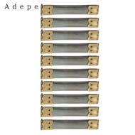 [Adepe] 10pcs Purse Or Glasses Case Flex Frame Internal Flex Spring Clip Bronze 8cm
