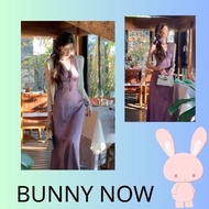 Women's beachwear Set: loose maxi dress with elastic jacket and super cute hair tie Ht777B