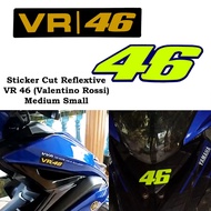Sticker Motor Kereta Helmet Sticker VR46 (Valentino Rossi) Medium/Small