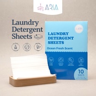 [ARIA] Organic Plant-Based Baby Laundry Detergent Sheet | Laundry Sheet | Travel Laundry Detergent