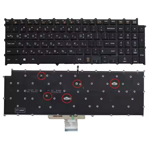 Korean Backlight Keyboard for LG 17Z90N 17Z95N 17Z90N-V 17Z90N-R.AAC8U1 17U70P 17U70P-P 17UD70P Blac