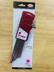 Bộ lục giác hoa thị 13 chi tiết loại dài TXEL-S13 Eight Japan