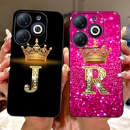 Infinix Smart 8 X6525 X6525B X6525D Fashion Letter Phone Casing Smart 8 Pro Soft Silicone TPU Case