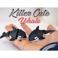 Orca Mini Assassin Whale Keychain / Model – Handmade 3D Printing