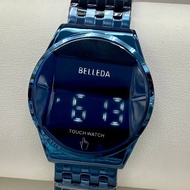 Belleda Original Touch screen Watch, Stainless steel jam tangan unisex lelaki perempuan, free comple