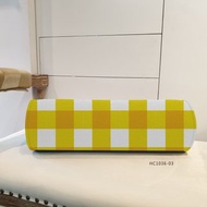 經典印花 亞麻編織圓柱枕 2個/組 經典格子