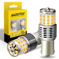 AUXITO 2Pcs No Hyper Flash 1156 1156 P21W Ba15S Bau15S Py21W 1200Lm 2835Smd Bulbs For Turn Signal Li