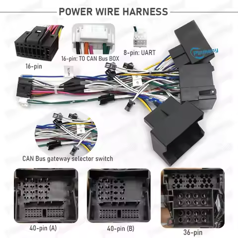 Car Radio Wire Harness CAN Bus Adapter BZC5 for Mercedes-Benz W164 W203 W251 W209 Viano ML300 Vito W
