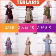 (Diskon) Gamis Nibras Anak Perempuan Nbrs Sale Promo Sarimbit Nibras