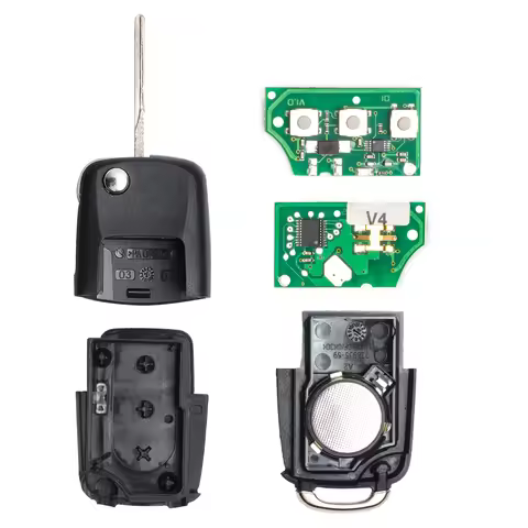 Keyecu 1J0 959 753 P 1J0 959 753P 1J0959753P 3 Buttons 433MHZ ID48 Remote Car Key Fob for SKODA Octa