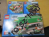 1套3隻 Lego樂高城市系列60025 Grand Prix Truck 60053 race car 60055 Monster truck