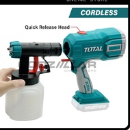 TOTAL 450W Corded Spray Gun & 20V Cordless Spray Gun | TT3506 & TSGLI2001 | Paint Sprayer | Industri