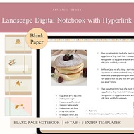 數碼 Landscape Digital Notebook (Blank Paper) for Goodnotes, Notability etc.