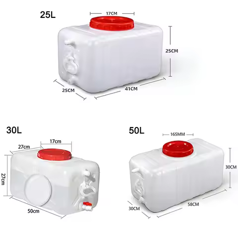 PE Food Grade Water Tank Plastic Bucket Rectangular Water Storage Tower for Water Storage RV Water T