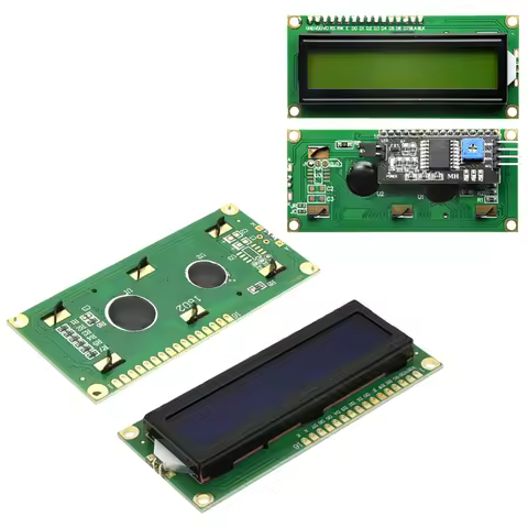 LCD 1602 Blue Screen 5V Character LCD Display Module Blue Blacklight New 16X2 For Arduino