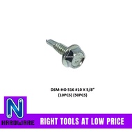 (50pcs) SELF DRILLING SCREW DSM-HO 516 #10 X 5/8 SKRU ATAP SKRU BUMBUNG SKRU BESI