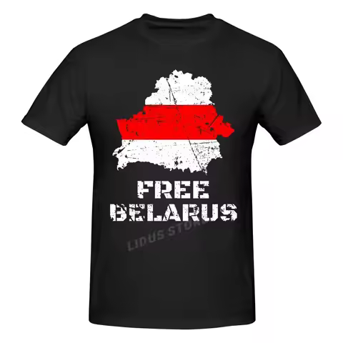 Funny Belarus Flag Free Belarusian T Shirts Summer Graphic Cotton Streetwear Short Sleeve Birthday G