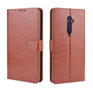 OPPO Reno2 Case Pu Leather Wallet Phone Case Cover OPPO Reno 2 Reno2 Case Flip Casing Stand