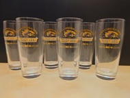 Kirin Beer 麒麟啤酒杯x6