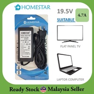 HOMESTAR 19.5V 4.7A TV LAPTOP COMPUTER AC DC ADAPTOR