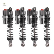 4Pcs Aluminium Alloy 90Mm Absorber Shocks For 1/10 Scale Rc Rock Crawlers  Scx10 D90 Truck