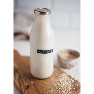 / 6 PCS 300 ml Glass juice bottle 300ml + gold lid NEW / glass juice bottle / milk bottle / NEW bott