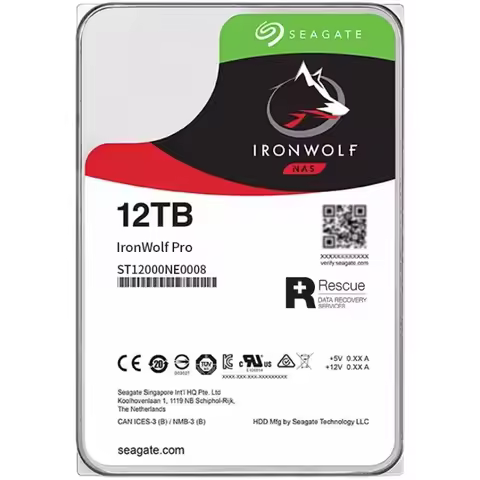 HDD Iron Wolf Pro 18TB 16TB 14TB 10TB 8TB 6TB 4TB 2TB 3.5" SATA 3 NAS Hard Drive 6GB/s 7200RPM
