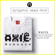 【Latest Style】 Graphic Tees MNL - GTM Axie Infinity Manager Customized Shirt Unisex Tshirt for Wome