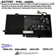 (ส่งฟรี ประกัน 1 ปี ) แบตเตอรี่โน๊ตบุ๊ค HP LE03XL ของแท้ (สำหรับ Pavilion X360 TPN-W113 TPN-W114 En