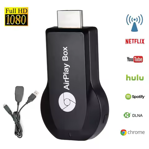 New 1080P Wireless WiFi Display TV Dongle Receiver HDMIs-compatible TV Stick M9 Plus for DLNA Miraca