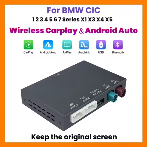 Wireless CarPlay for BMW CIC 1 2 3 4 5 6 7 Series X1 X2 X3 X4 X5 X6 MINI F56 F15 F16 F25 F26 F48 F10