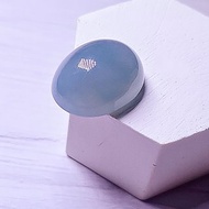 收藏級別|貴氣爆棚|冰濃藍紫大顆飽滿蛋面17.5mm翡翠裸石